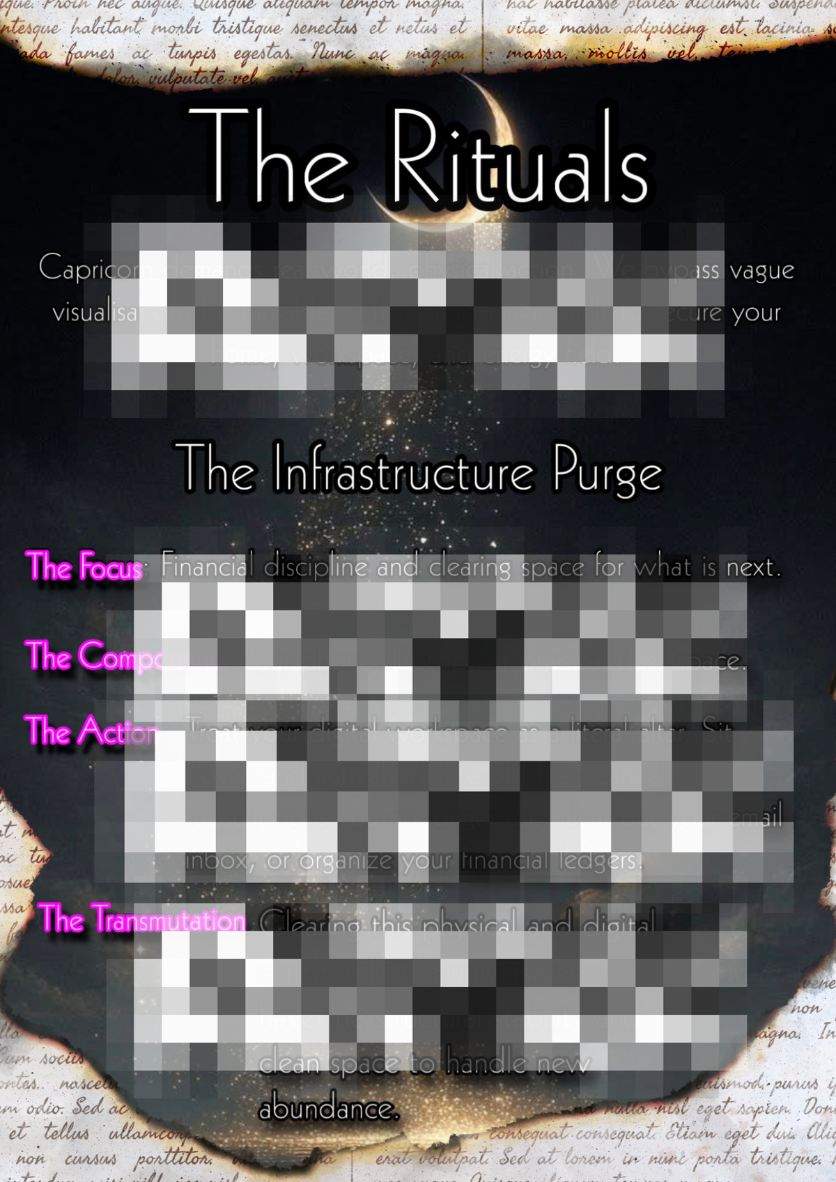 Capricorn Full Moon PDF & Recorded Reading: CEO Life Audit
