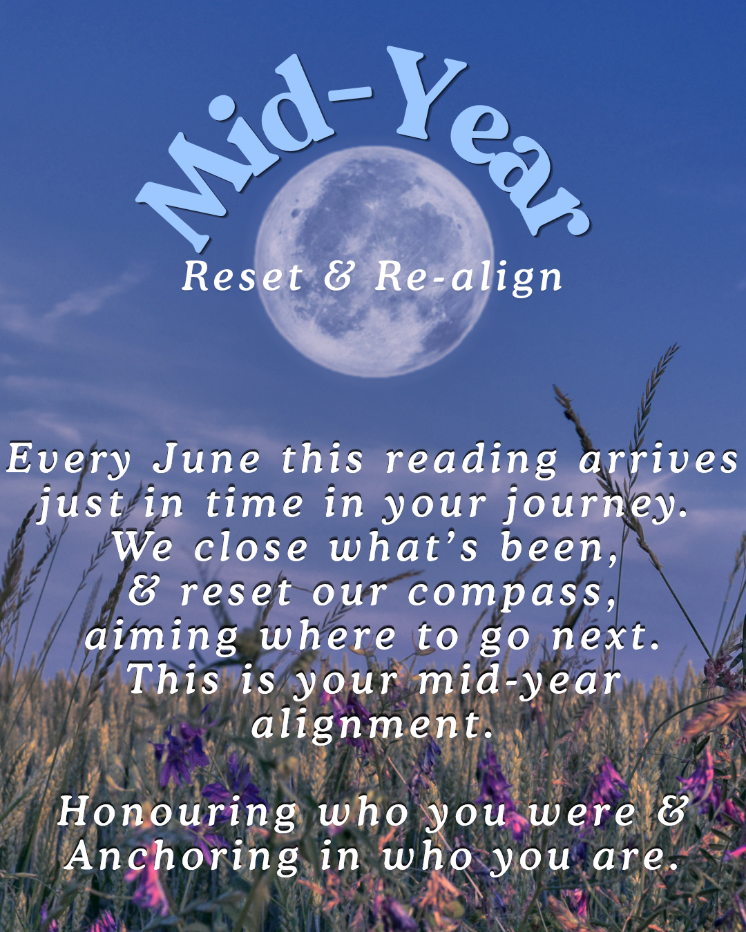Mid-Year Ahead, Reset & Realign recorded reading
