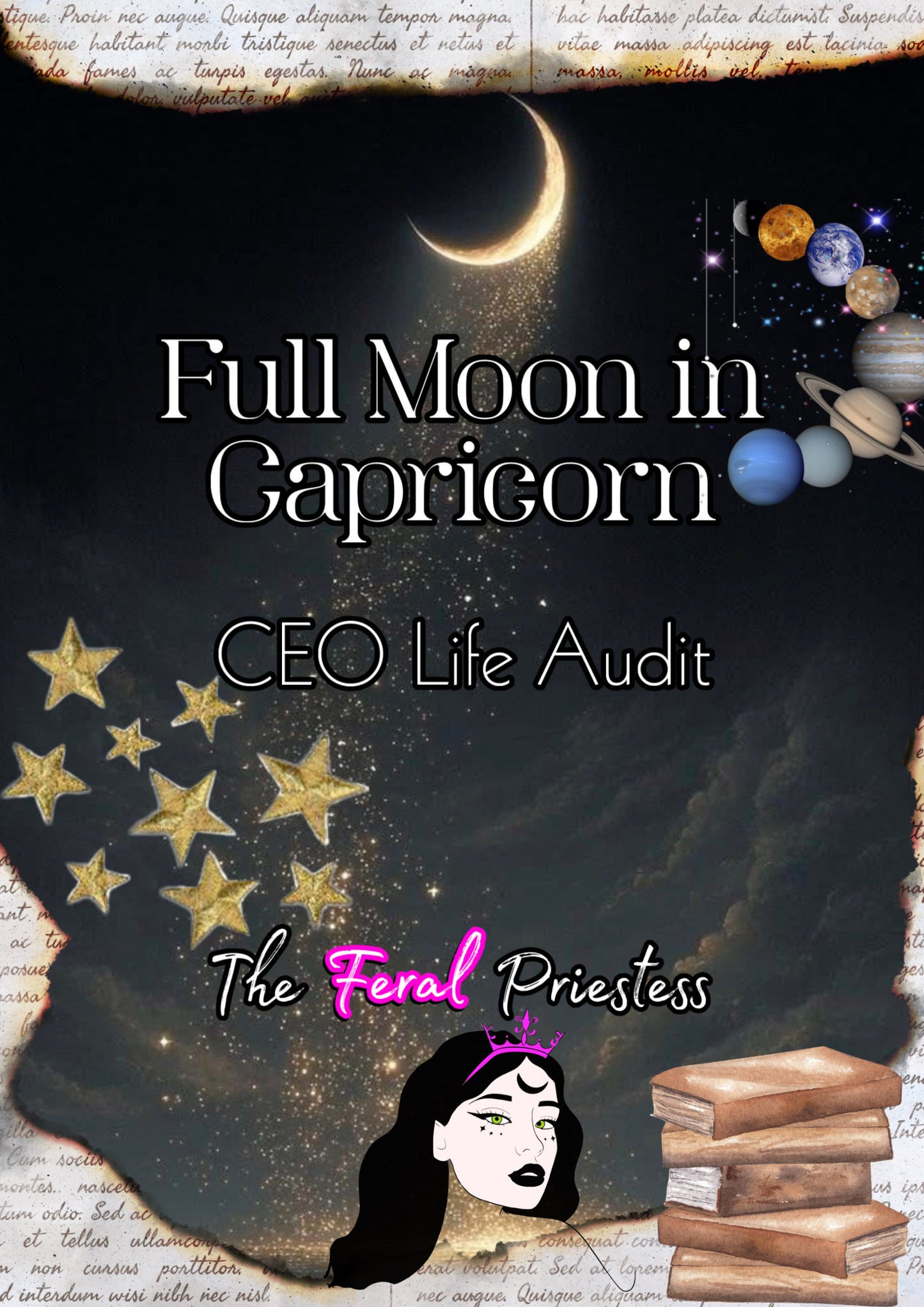 Capricorn Full Moon PDF & Recorded Reading: CEO Life Audit
