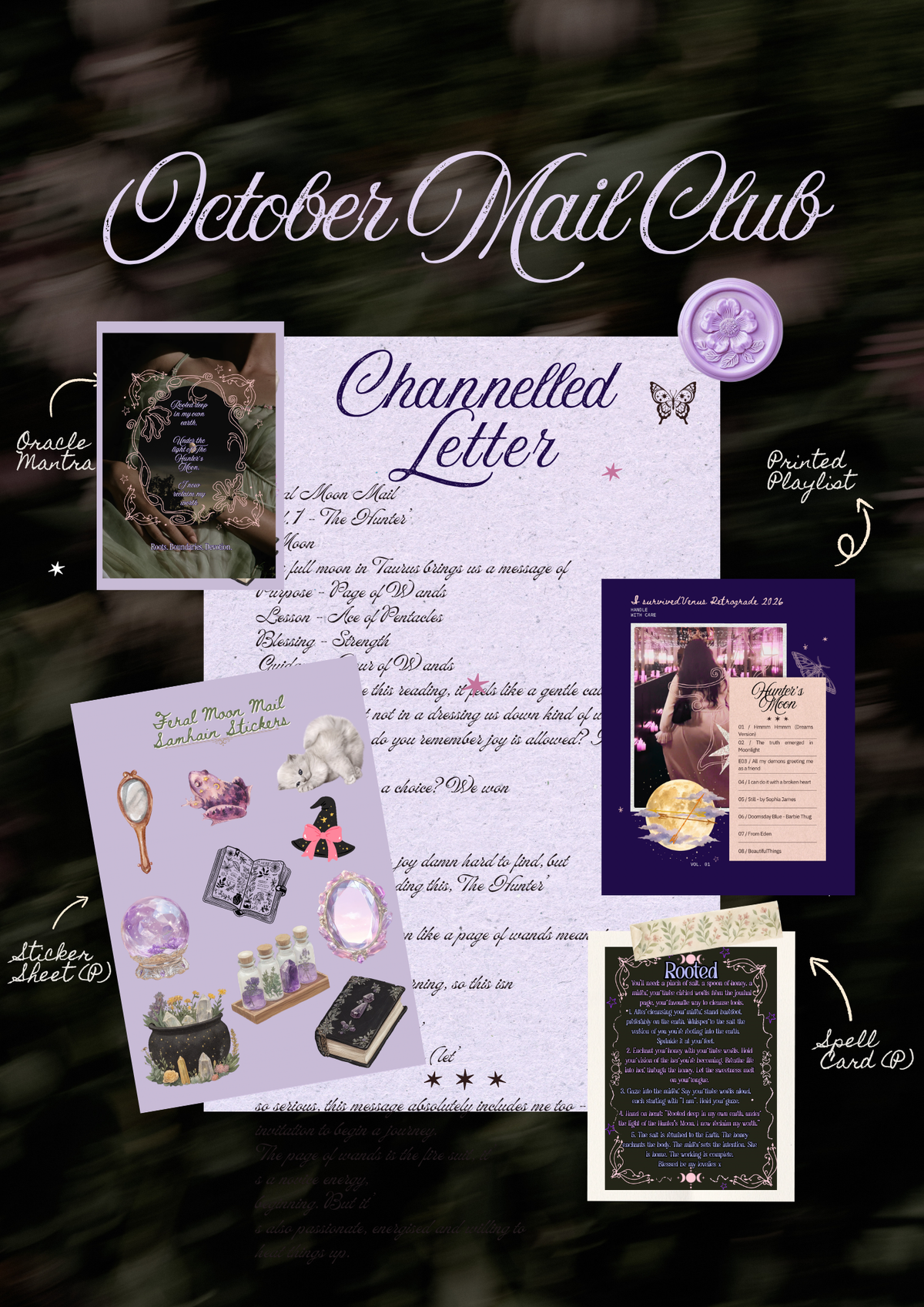 Feral Moon Mail - Arriving for every Full Moon